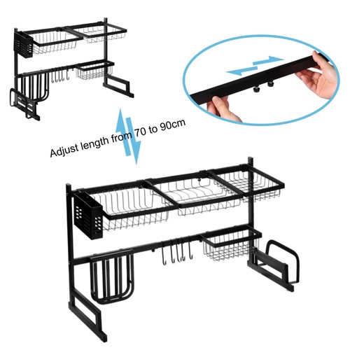 Over sink dish drying rack - dish,