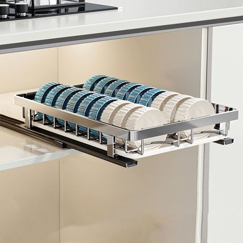 Pull out dish rack with - pull-out,