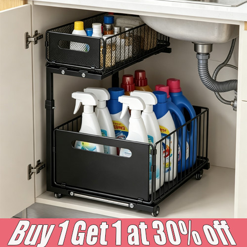 Tier under sink organizer - sink,