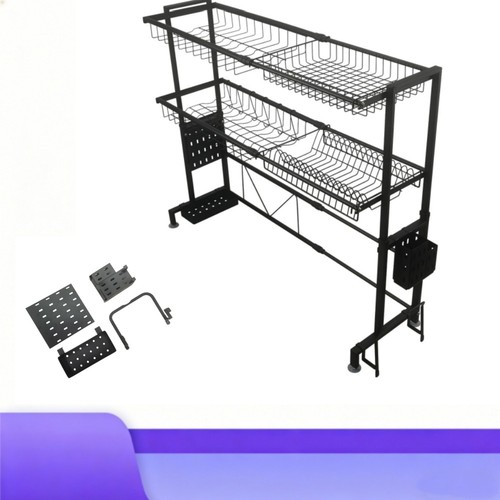 The sink dish drying rack - dish,