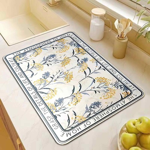 Dish drying mat cabinet - dish,