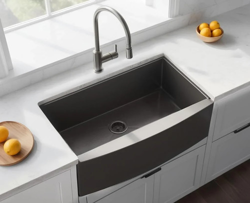 Valisy black farmhouse - 33",