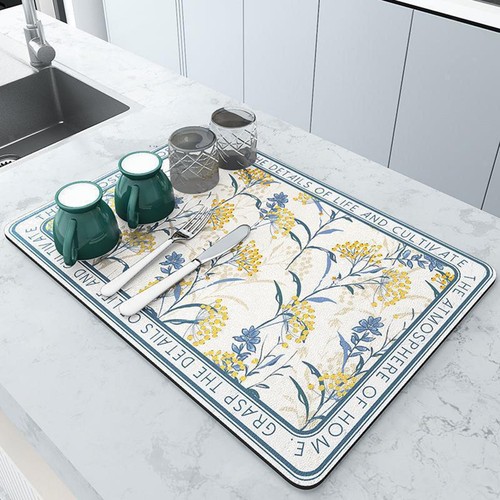 Dish drying mat cabinet - dish,