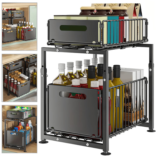 Tier under sink - tier, storage