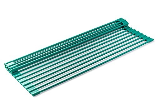 Dish rack over sink drying - dish,